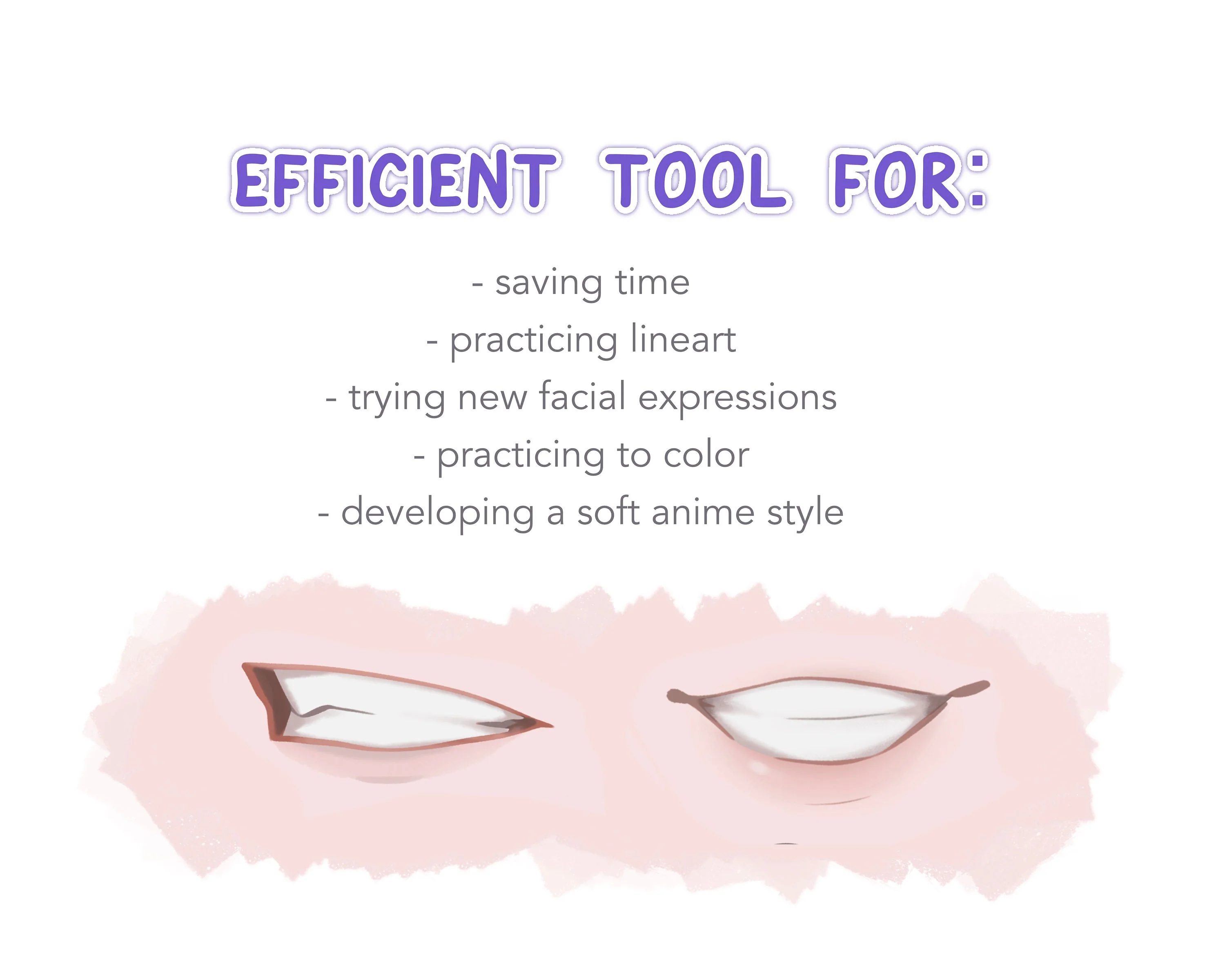 Anime Style Mouth Stamp Brush Set - Image 3