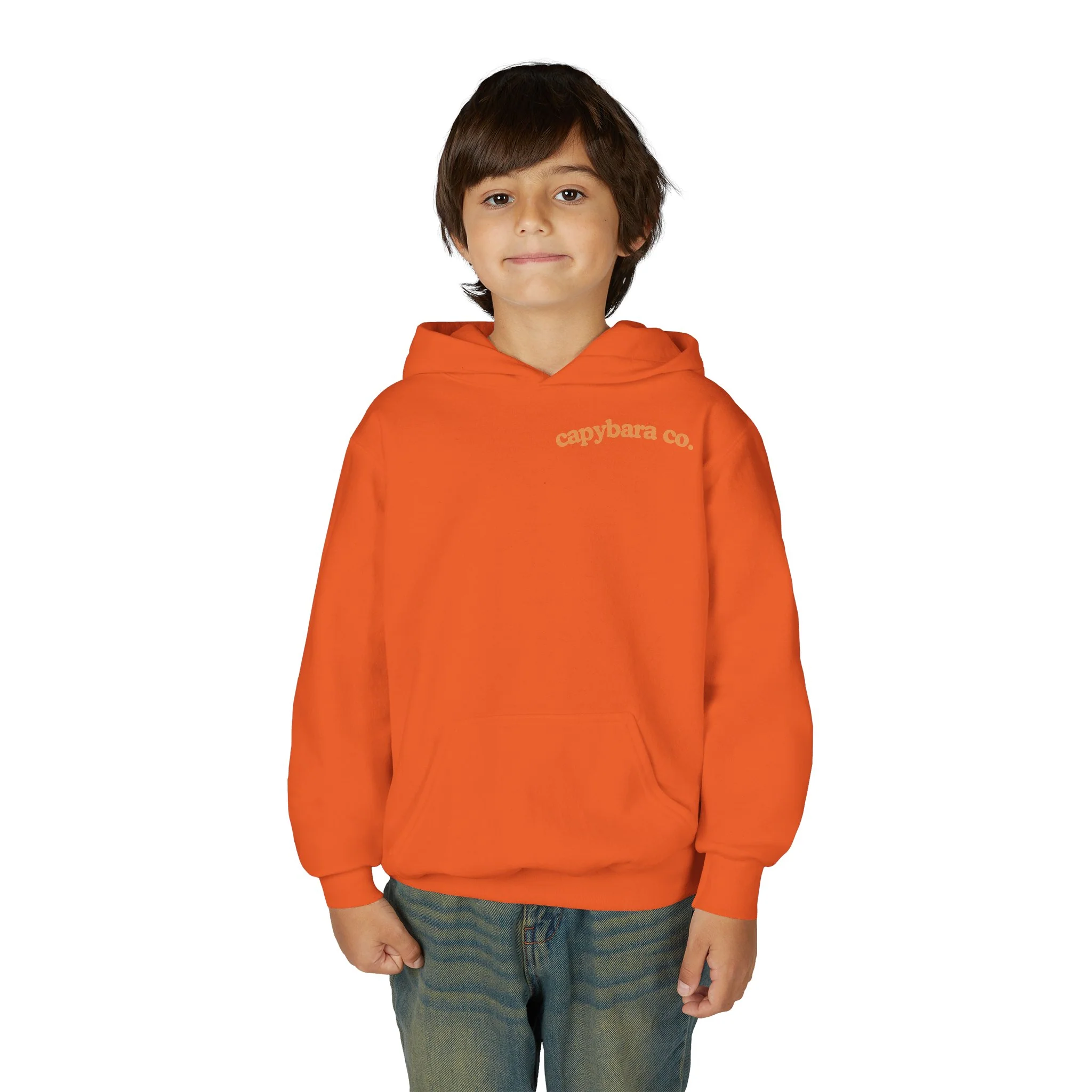 Capybara Bath: Youth Heavy Blend Hooded Sweatshirt - Image 33