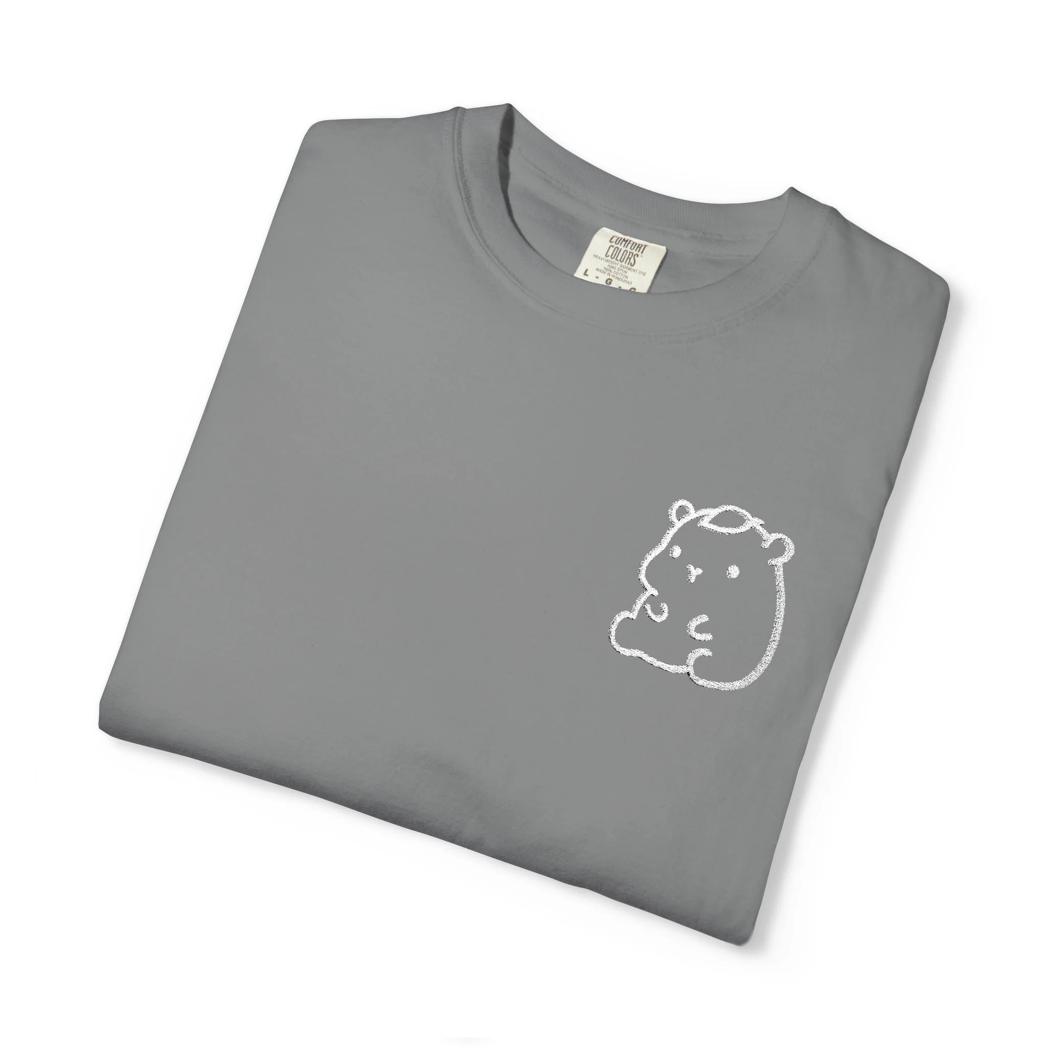 cute capy embroidery tshirt - Image 17