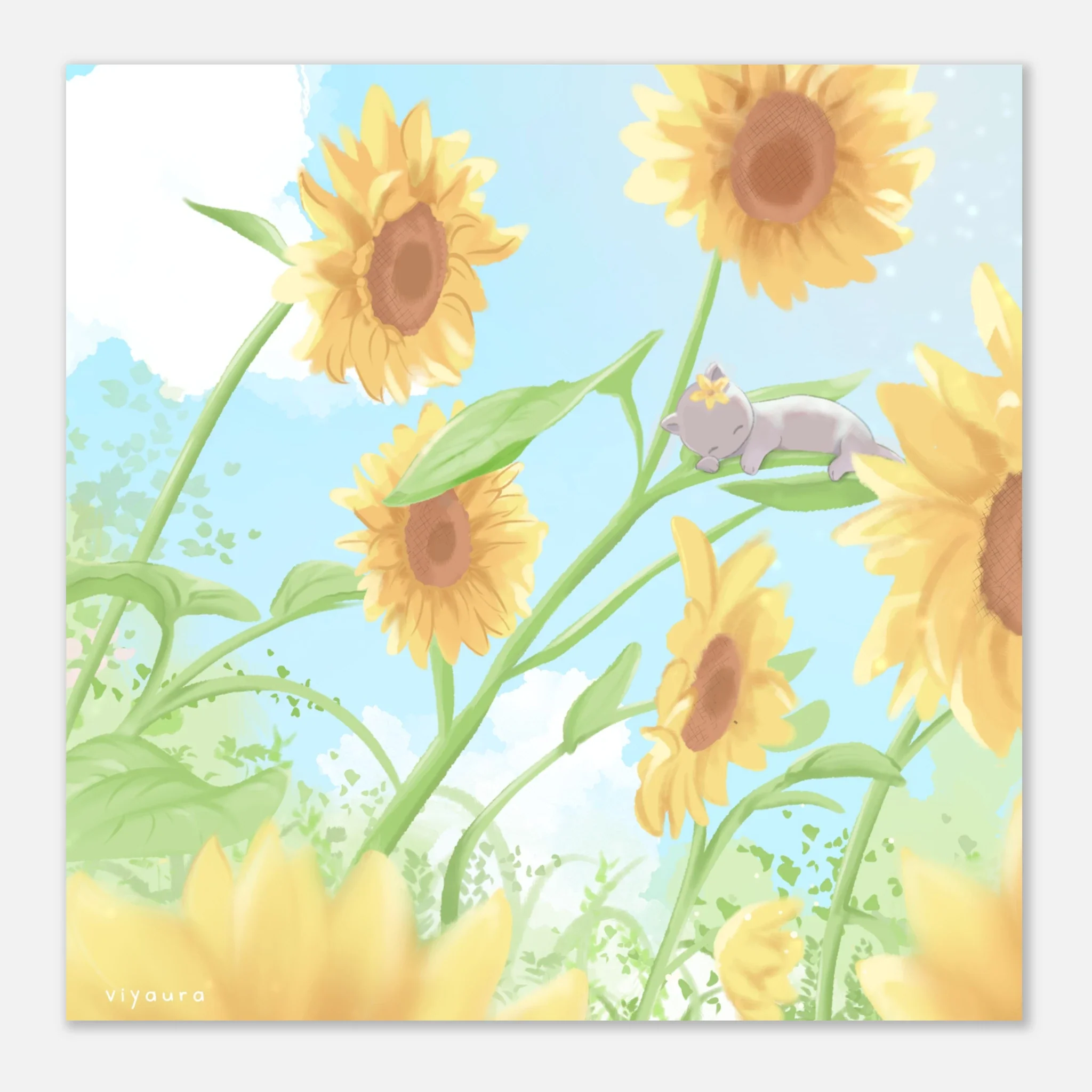 Sunflower Garden Poster - Image 3